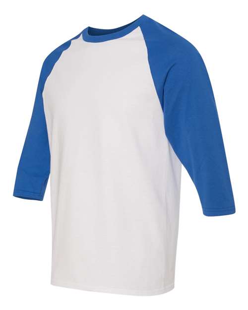 Gildan Unisex Heavy Cotton™ Raglan Three-Quarter Sleeve T-Shirt 5700 - HatFlow Company