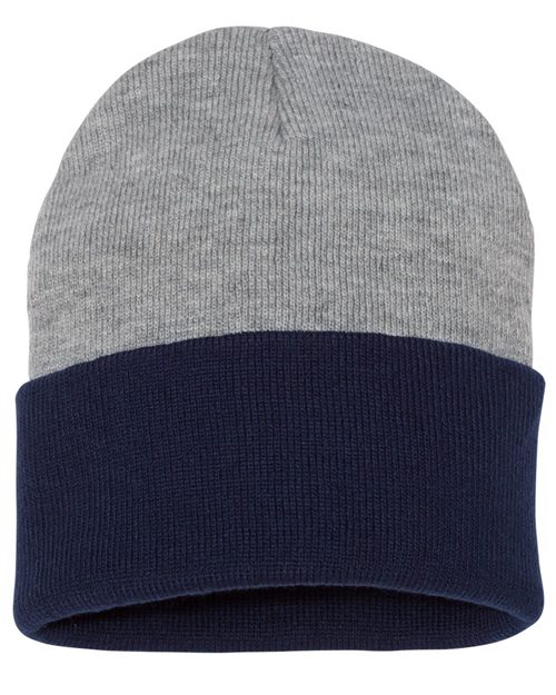 Sportsman 12" Color Blocked Cuffed Beanie SP12T - HatFlow Company