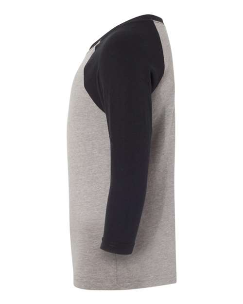 Next Level Youth CVC Three-Quarter Sleeve Raglan T-Shirt 3352