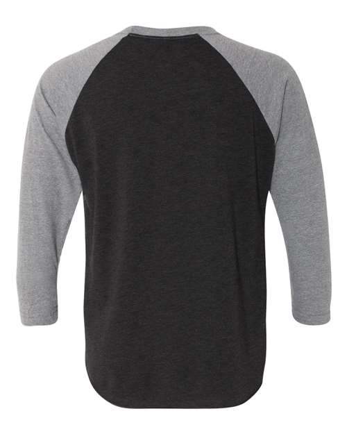 Next Level Unisex Triblend Three-Quarter Raglan T-Shirt 6051 - HatFlow Company