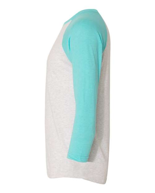 Next Level Unisex Triblend Three-Quarter Raglan T-Shirt 6051 - HatFlow Company