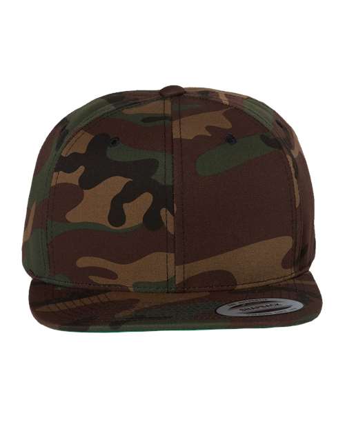 YP Classics Premium Flat Bill Snapback Cap 6089M - HatFlow Company