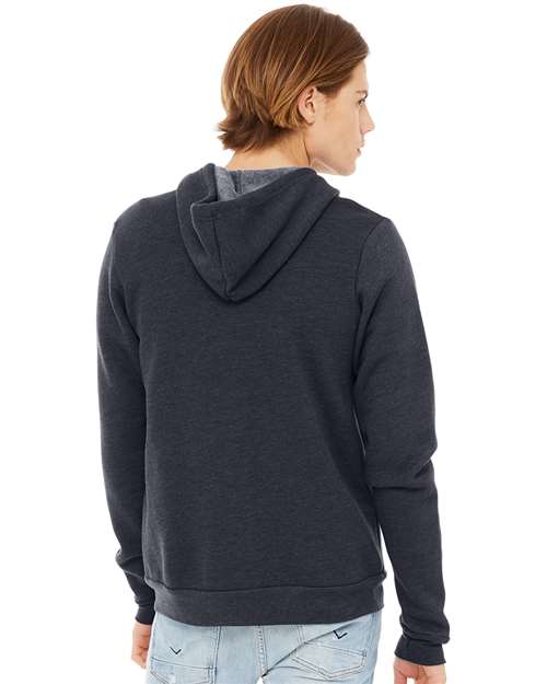 BELLA + CANVAS Unisex Sponge Fleece Full-Zip Hoodie Sweatshirt 3739 - HatFlow Company