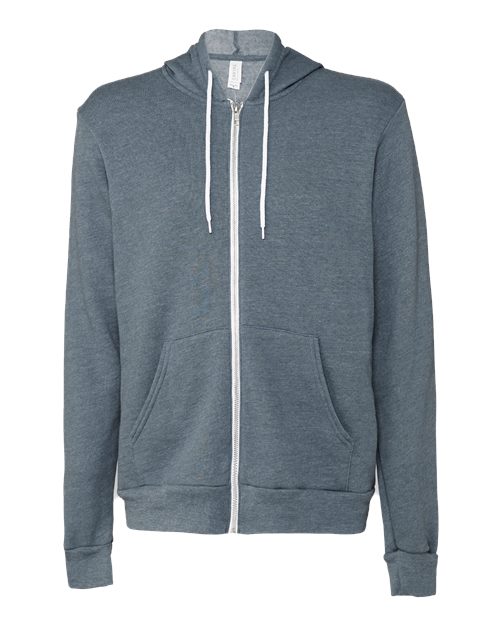 BELLA + CANVAS Unisex Sponge Fleece Full-Zip Hoodie Sweatshirt 3739 - HatFlow Company