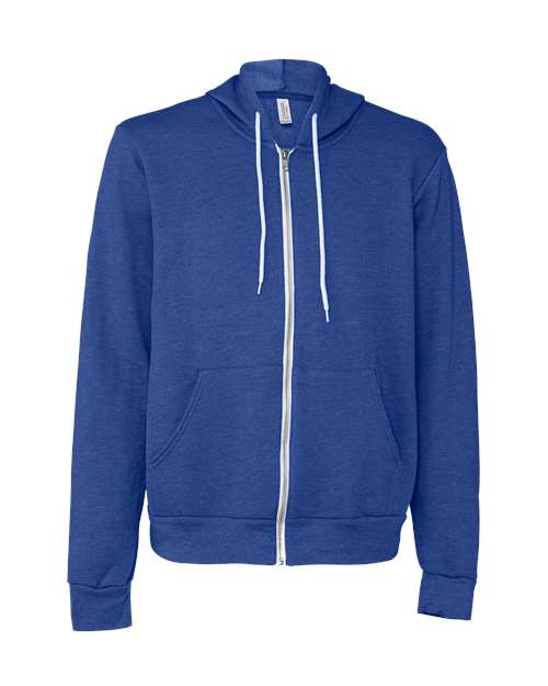 BELLA + CANVAS Unisex Sponge Fleece Full-Zip Hoodie Sweatshirt 3739 - HatFlow Company