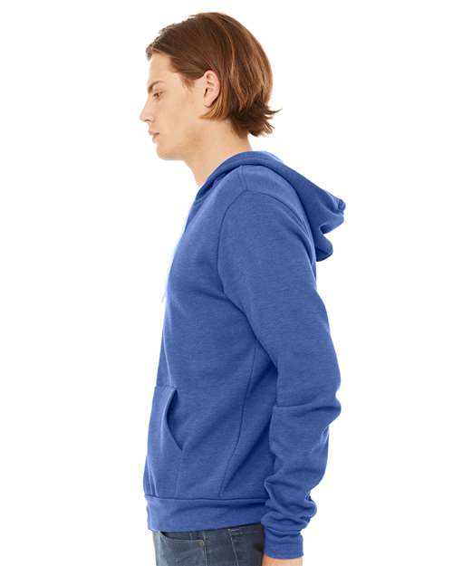 BELLA + CANVAS Unisex Sponge Fleece Full-Zip Hoodie Sweatshirt 3739 - HatFlow Company