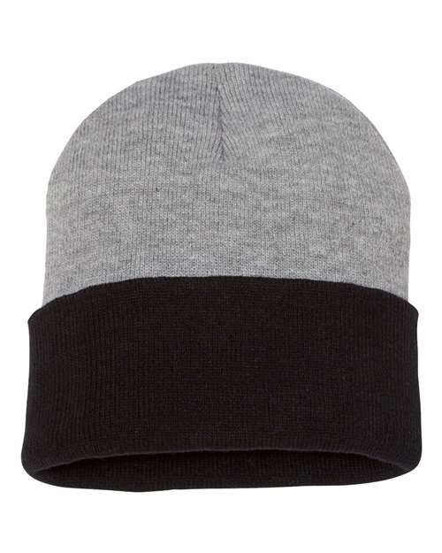 Sportsman 12" Color Blocked Cuffed Beanie SP12T - HatFlow Company