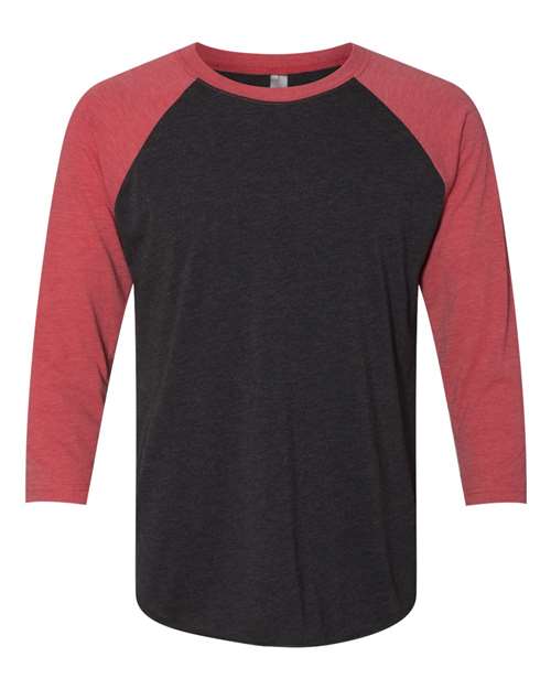 Next Level Unisex Triblend Three-Quarter Raglan T-Shirt 6051 - HatFlow Company