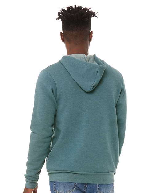 BELLA + CANVAS Unisex Sponge Fleece Full-Zip Hoodie Sweatshirt 3739 - HatFlow Company