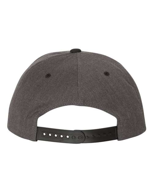 YP Classics Premium Flat Bill Snapback Cap 6089M - HatFlow Company