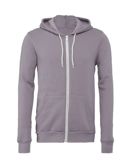 BELLA + CANVAS Unisex Sponge Fleece Full-Zip Hoodie Sweatshirt 3739 - HatFlow Company