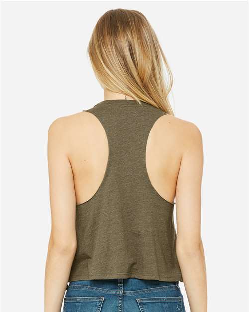 BELLA + CANVAS Women's Racerback Crop Tank 6682 - HatFlow Company