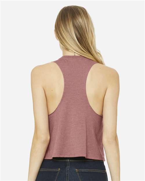 BELLA + CANVAS Women's Racerback Crop Tank 6682 - HatFlow Company