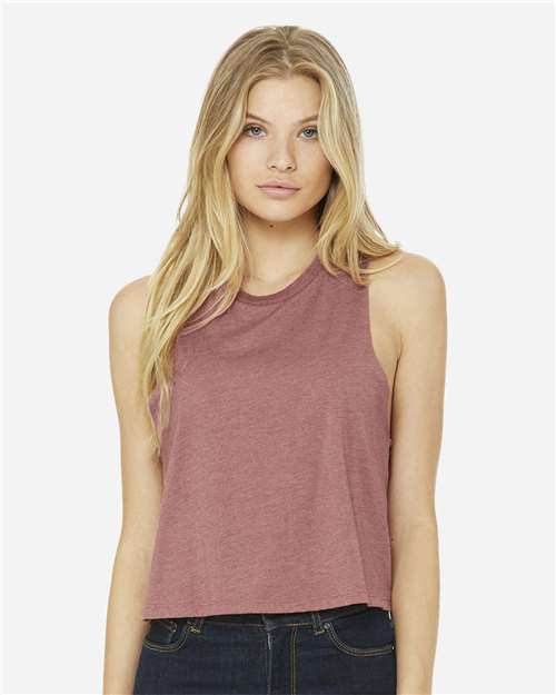 BELLA + CANVAS Women's Racerback Crop Tank 6682 - HatFlow Company