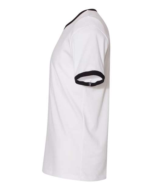 Next Level Unisex Cotton Ringer T-Shirt 3604 - HatFlow Company