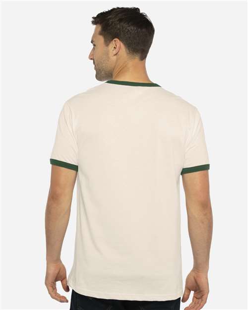 Next Level Unisex Cotton Ringer T-Shirt 3604 - HatFlow Company