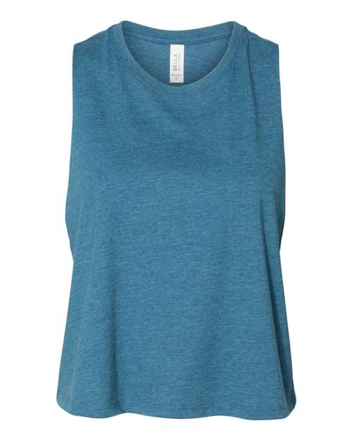 BELLA + CANVAS Women's Racerback Crop Tank 6682 - HatFlow Company