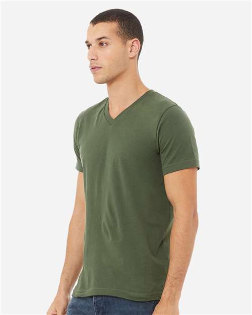 BELLA + CANVAS Unisex Jersey V-Neck Tee 3005 - HatFlow Company