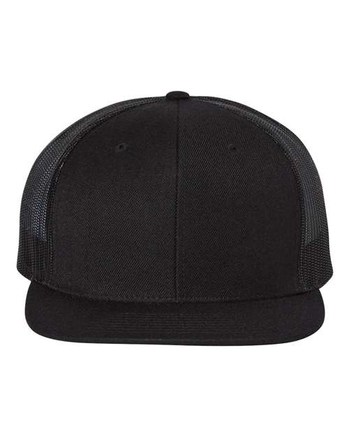Richardson Wool Blend Flat Bill Trucker Cap 511 - HatFlow Company