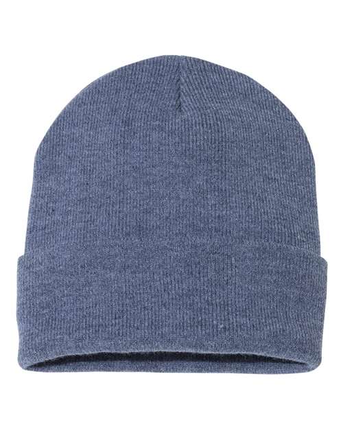Sportsman 12" Solid Cuffed Beanie SP12 - HatFlow Company