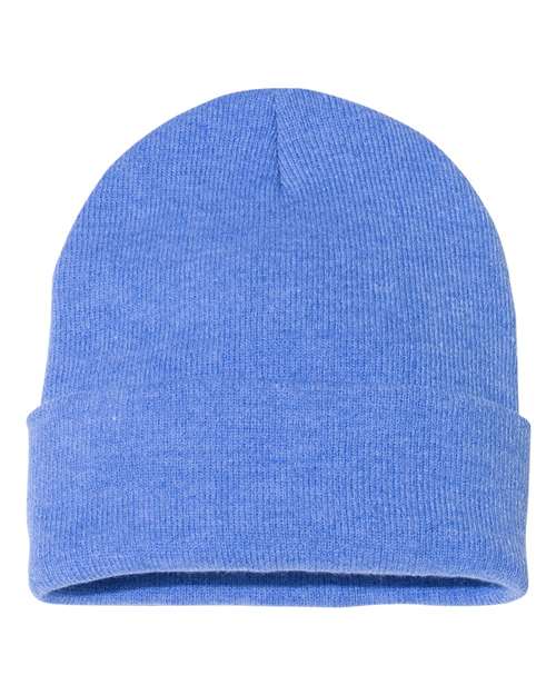 Sportsman 12" Solid Cuffed Beanie SP12 - HatFlow Company