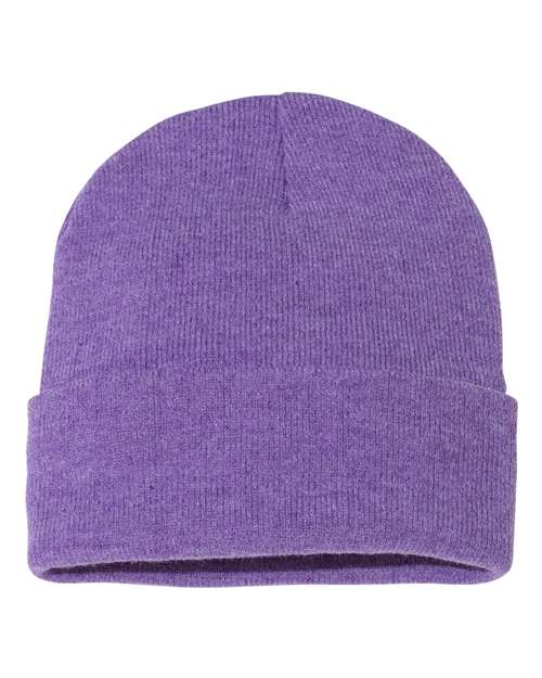 Sportsman 12" Solid Cuffed Beanie SP12 - HatFlow Company