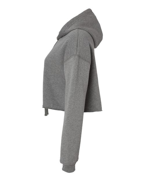 BELLA + CANVAS Women's Crop Fleece Hoodie Sweatshirt 7502