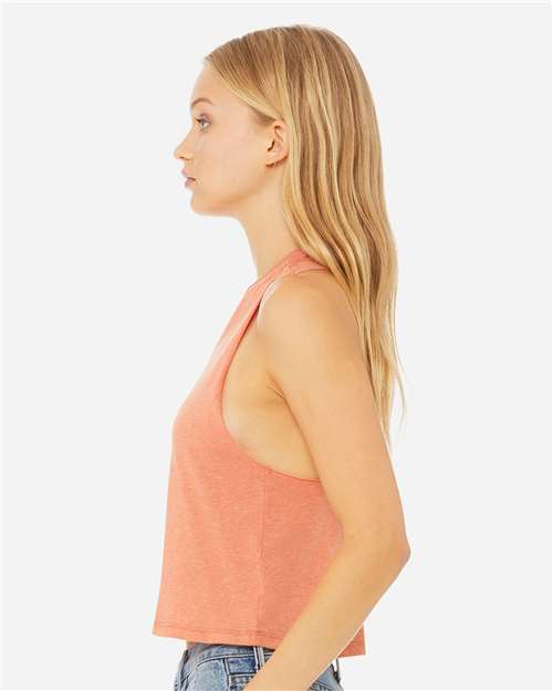 BELLA + CANVAS Women's Racerback Crop Tank 6682 - HatFlow Company