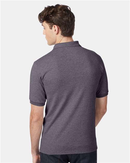 Hanes Men's EcoSmart® Jersey Polo 054X - HatFlow Company