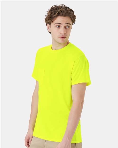 Hanes Unisex Workwear Pocket T-Shirt W110 - HatFlow Company
