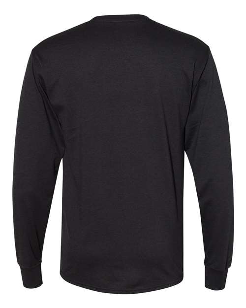 Hanes Unisex Workwear Long Sleeve Pocket T-Shirt W120 - HatFlow Company
