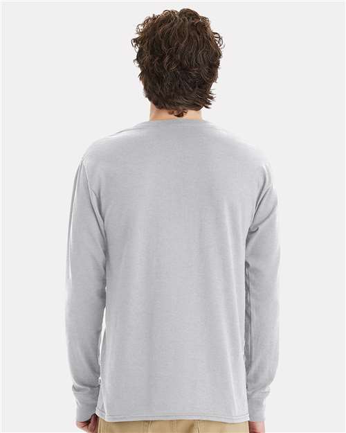 Hanes Unisex Workwear Long Sleeve Pocket T-Shirt W120 - HatFlow Company