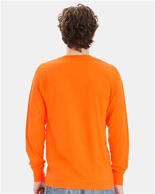 Hanes Unisex Workwear Long Sleeve Pocket T-Shirt W120 - HatFlow Company