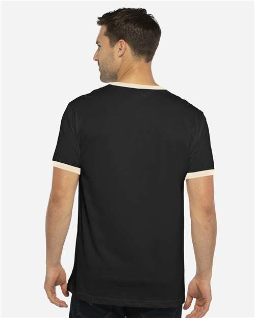 Next Level Unisex Cotton Ringer T-Shirt 3604 - HatFlow Company