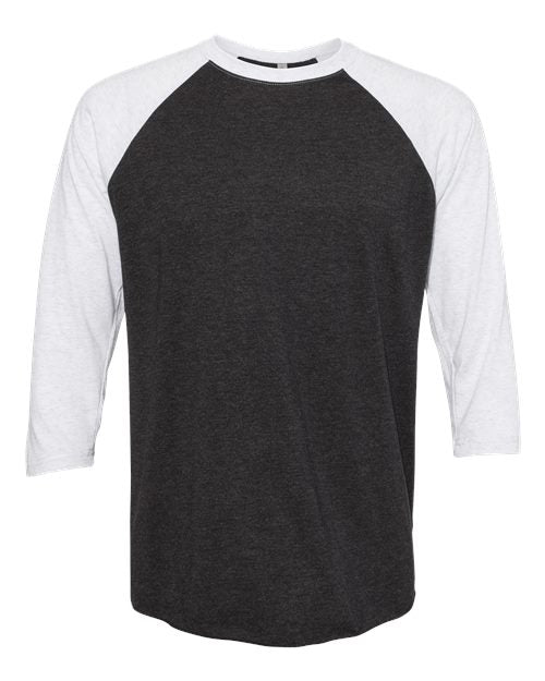 Next Level Unisex Triblend Three-Quarter Raglan T-Shirt 6051 - HatFlow Company
