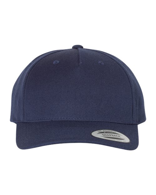 YP Classics Premium Five-Panel Curved Bill Snapback Cap 5789M - HatFlow Company