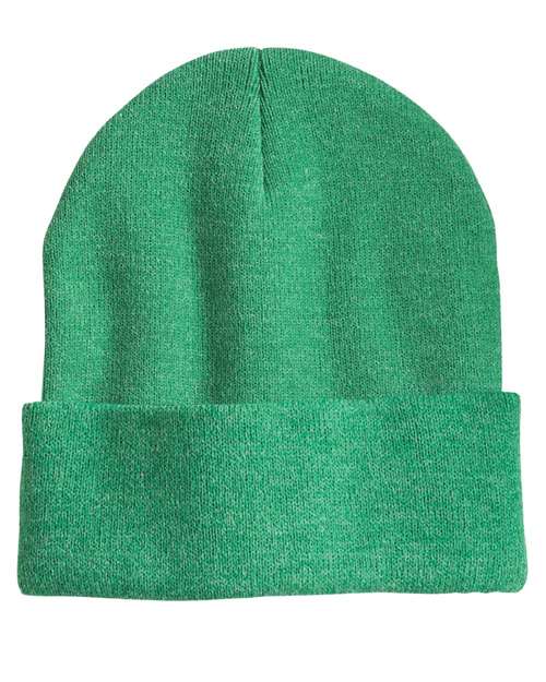 Sportsman 12" Solid Cuffed Beanie SP12 - HatFlow Company
