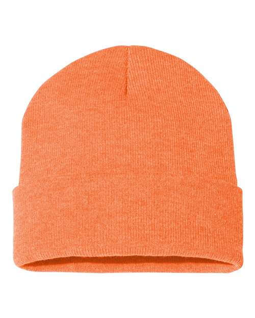 Sportsman 12" Solid Cuffed Beanie SP12 - HatFlow Company