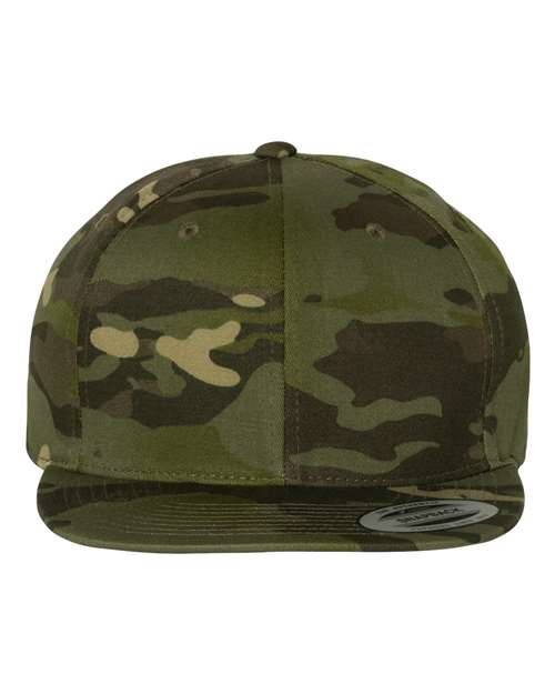 YP Classics Premium Flat Bill Snapback Cap 6089M - HatFlow Company