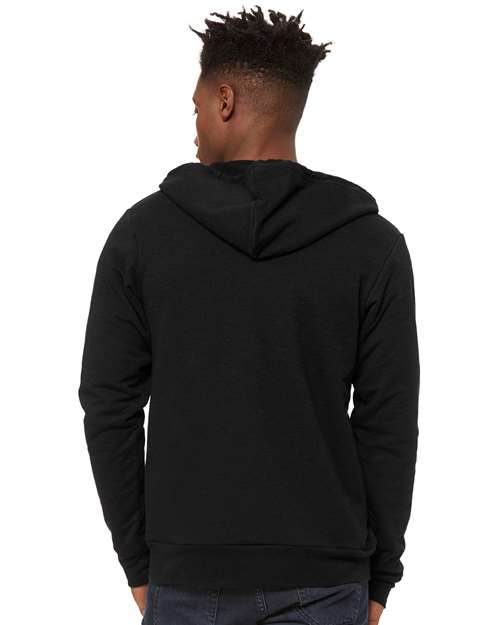 BELLA + CANVAS Unisex Sponge Fleece Full-Zip Hoodie Sweatshirt 3739 - HatFlow Company