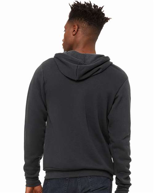 BELLA + CANVAS Unisex Sponge Fleece Full-Zip Hoodie Sweatshirt 3739 - HatFlow Company