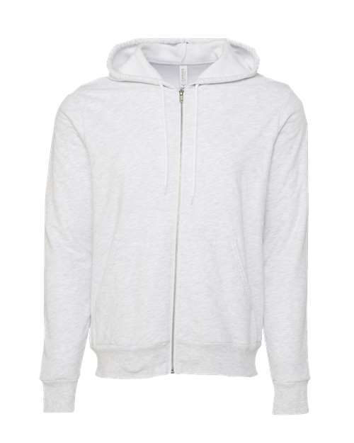 BELLA + CANVAS Unisex Sponge Fleece Full-Zip Hoodie Sweatshirt 3739 - HatFlow Company