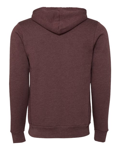 BELLA + CANVAS Unisex Sponge Fleece Full-Zip Hoodie Sweatshirt 3739 - HatFlow Company