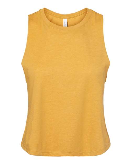BELLA + CANVAS Women's Racerback Crop Tank 6682 - HatFlow Company