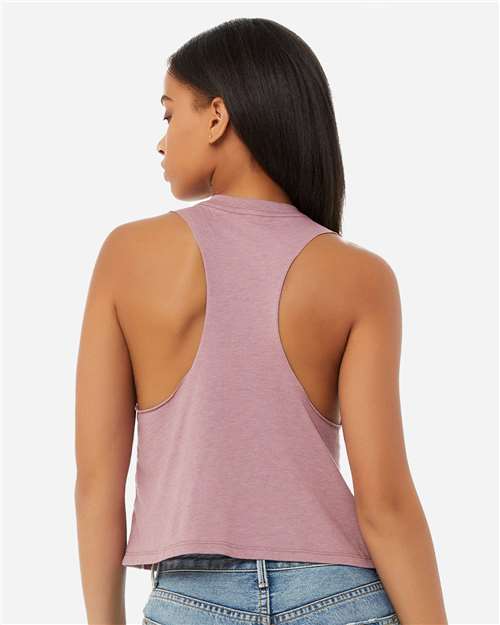 BELLA + CANVAS Women's Racerback Crop Tank 6682 - HatFlow Company