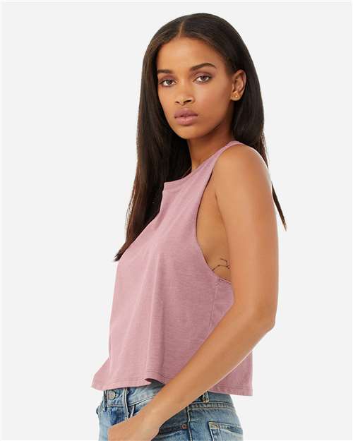 BELLA + CANVAS Women's Racerback Crop Tank 6682 - HatFlow Company