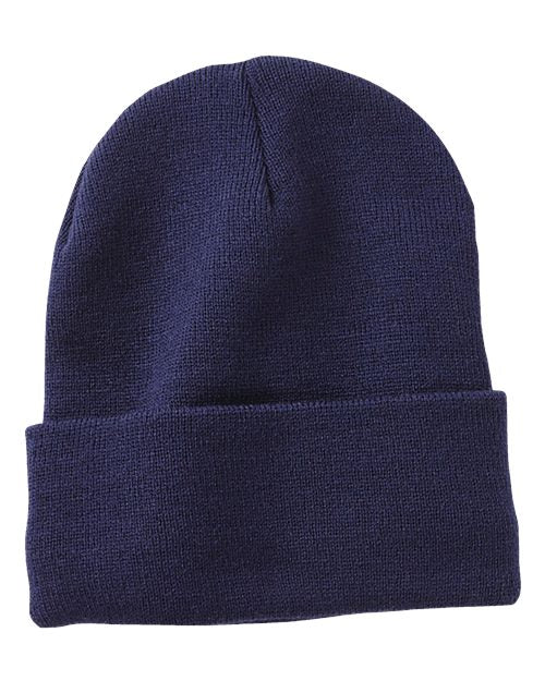 Sportsman 12" Fleece Lined Cuffed Beanie SP12FL - HatFlow Company