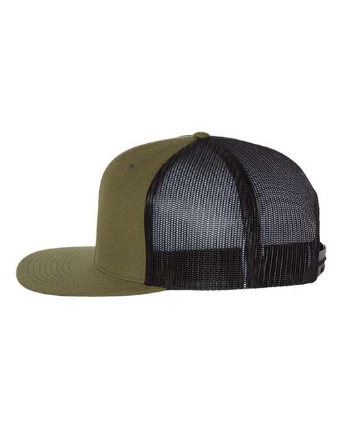 Richardson Wool Blend Flat Bill Trucker Cap 511 - HatFlow Company