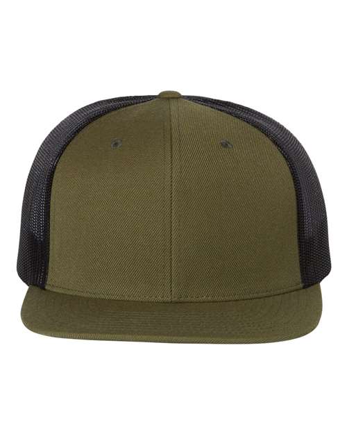 Richardson Wool Blend Flat Bill Trucker Cap 511 - HatFlow Company
