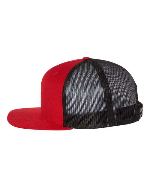 Richardson Wool Blend Flat Bill Trucker Cap 511 - HatFlow Company